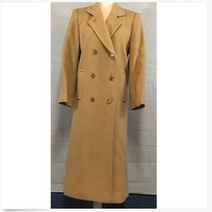 Vintage 100% camel hair women’s full length coat